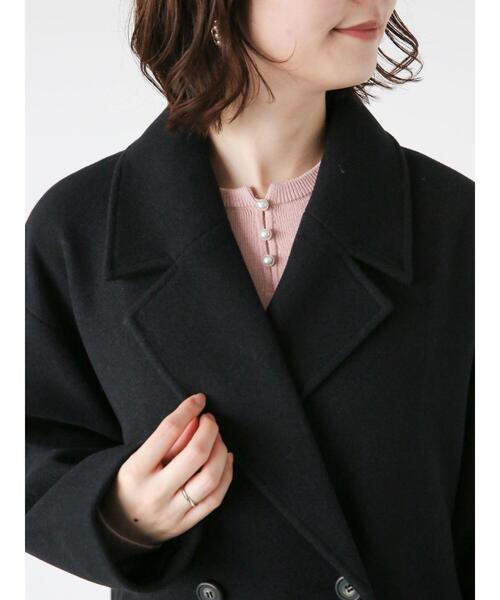 Te chichi TERRASSE（テチチテラス）の「チェスターコート（チェスターコート・レディース・グレー/チャコールグレー/ブラック/モカ・F）」の13枚目の写真