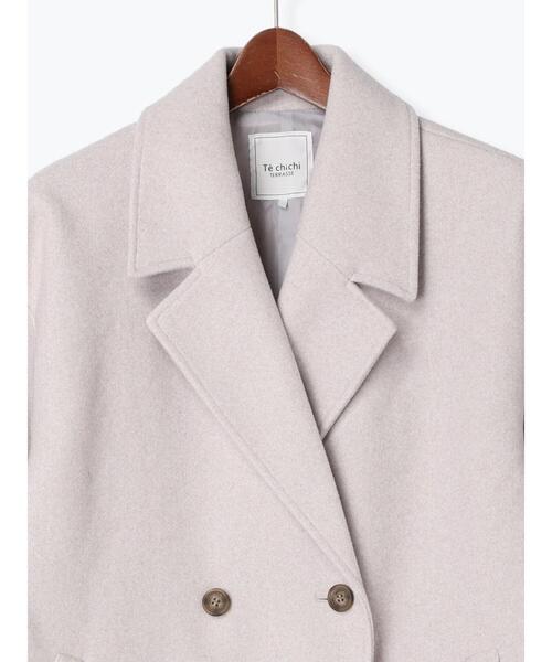 Te chichi TERRASSE（テチチテラス）の「チェスターコート（チェスターコート・レディース・グレー/チャコールグレー/ブラック/モカ・F）」の21枚目の写真