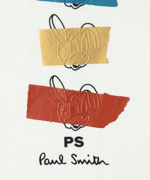 PS Paul Smith（ピーエスポールスミス）の「"Hidden Rabbit" 長袖Tシャツ / 142550 828R（Tシャツ/カットソー・メンズ・ブラック/オフホワイト・X-LARGE/LARGE/XX-LARGE/MEDIUM/SMALL）」の13枚目の写真