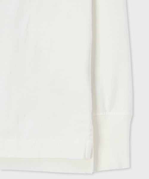 PS Paul Smith（ピーエスポールスミス）の「"Hidden Rabbit" 長袖Tシャツ / 142550 828R（Tシャツ/カットソー・メンズ・ブラック/オフホワイト・X-LARGE/LARGE/XX-LARGE/MEDIUM/SMALL）」の12枚目の写真