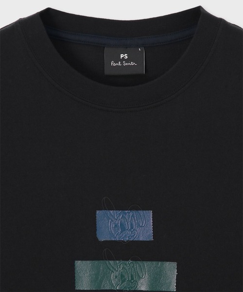 PS Paul Smith（ピーエスポールスミス）の「"Hidden Rabbit" 長袖Tシャツ / 142550 828R（Tシャツ/カットソー・メンズ・ブラック/オフホワイト・X-LARGE/LARGE/XX-LARGE/MEDIUM/SMALL）」の11枚目の写真