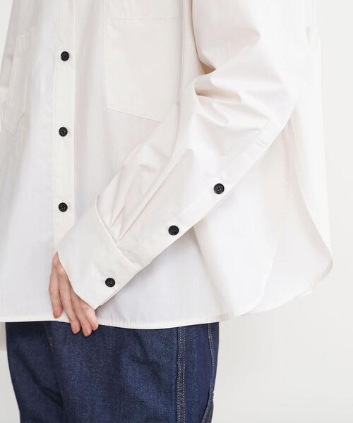 AEWEN MATOPH（イウエン マトフ）の「＜AEWEN MATOPH＞ポリエステル フレア シャツ（シャツ/ブラウス・レディース・ライム/オフホワイト・FREE）」の16枚目の写真