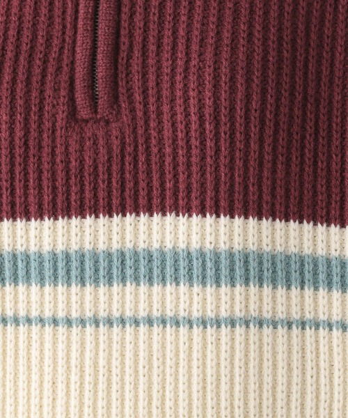 LEPSIM(レプシィム)の「5ゲージハーフZIP配色プルオーバー 993354(ニット/セーター・レディース・レッド/ブルー・FREE)」の21枚目の写真