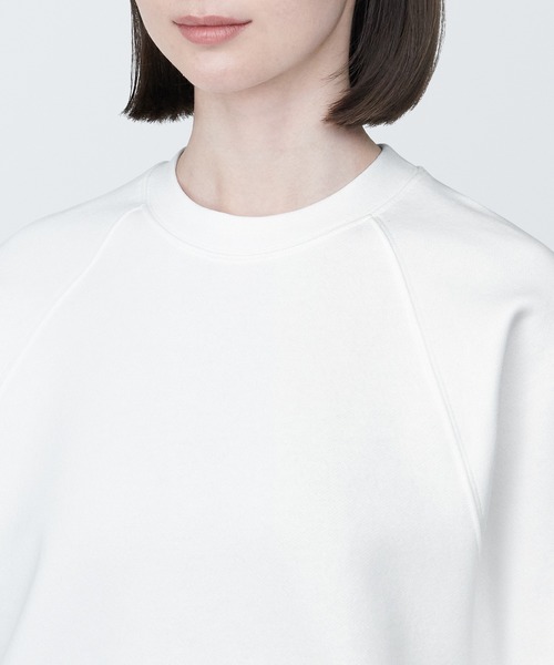 無印良品(ムジルシリョウヒン)の「婦人 スウェットシャツ(クルーネック長袖)(スウェット・レディース・ライトピンク/ライトイエロー/サックスブルー系/ブラック/ホワイト/ライトグレー・XL/M/XS/S/L)」の10枚目の写真