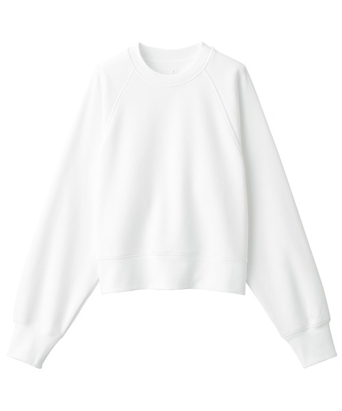 無印良品(ムジルシリョウヒン)の「婦人 スウェットシャツ(クルーネック長袖)(スウェット・レディース・ライトピンク/ライトイエロー/サックスブルー系/ブラック/ホワイト/ライトグレー・XL/M/XS/S/L)」の12枚目の写真