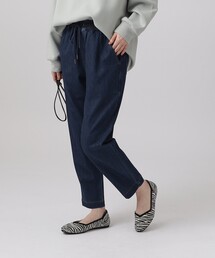 SHOO・LA・RUE | 【SS-3L/洗える/美脚シルエット】ボトム選びが難しい方の救世主 デニムイージーテーパードパンツ(デニムパンツ)