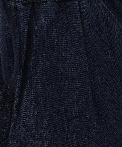 SHOO・LA・RUE（シューラルー）の「【SS-3L/洗える/美脚シルエット】ボトム選びが難しい方の救世主 デニムイージーテーパードパンツ（デニムパンツ・レディース・ホワイト/ネイビー/ブルー/ブラック・01/10/05/04/03/02）」の15枚目の写真