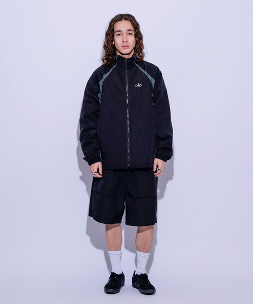 re_k by JUNRED(レクバイジュンレッド)の「re_k by JUNRED / ガゼットポケットウーブンショーツ(その他パンツ・メンズ・ベージュ系その他/ブラック/チャコールグレー・L/S/M)」の5枚目の写真