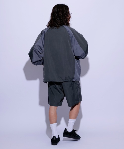 re_k by JUNRED(レクバイジュンレッド)の「re_k by JUNRED / ガゼットポケットウーブンショーツ(その他パンツ・メンズ・ベージュ系その他/ブラック/チャコールグレー・L/S/M)」の10枚目の写真