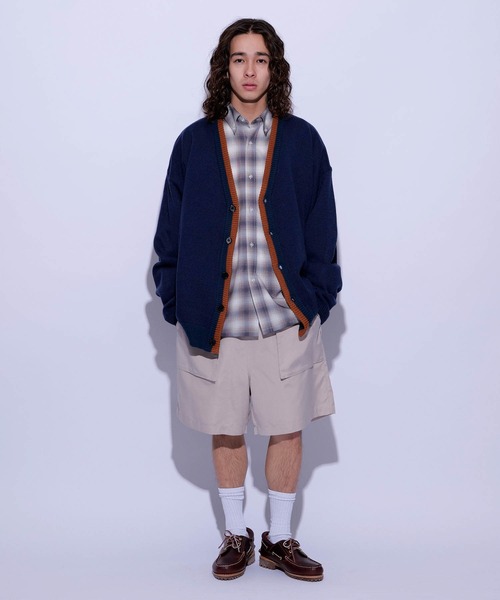 re_k by JUNRED(レクバイジュンレッド)の「re_k by JUNRED / ガゼットポケットウーブンショーツ(その他パンツ・メンズ・ベージュ系その他/ブラック/チャコールグレー・L/S/M)」の17枚目の写真