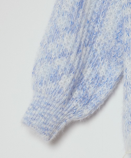 ROOPTOKYO（ループトウキョウ）の「Ribbon motif mix knit / リボンモチーフミックスニット（ニット/セーター・レディース・ピンク/ブルー/イエロー・FREE）」の7枚目の写真