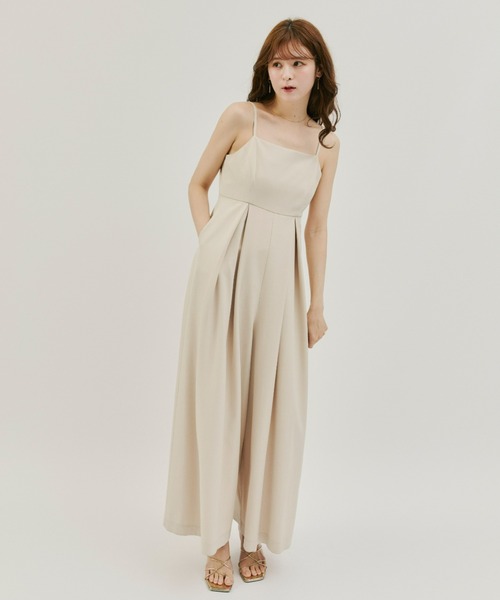 Olu.（オルドット）の「タックワイドオールインワン（つなぎ/オールインワン・レディース・ベージュ/ネイビー・1/0）」の18枚目の写真