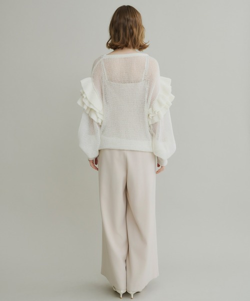 Olu.（オルドット）の「タックワイドオールインワン（つなぎ/オールインワン・レディース・ベージュ/ネイビー・1/0）」の13枚目の写真