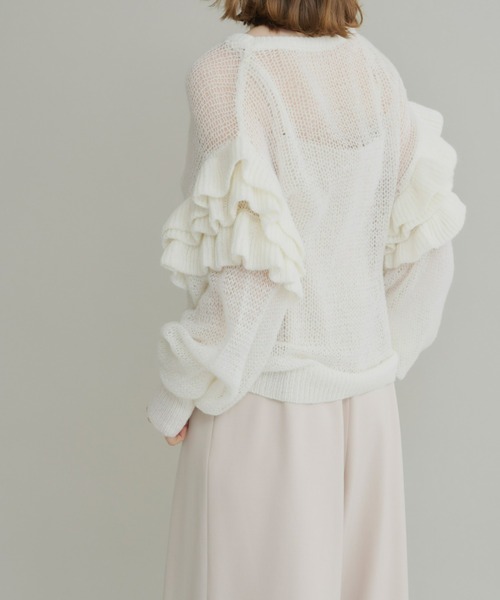 Olu.（オルドット）の「タックワイドオールインワン（つなぎ/オールインワン・レディース・ベージュ/ネイビー・1/0）」の16枚目の写真