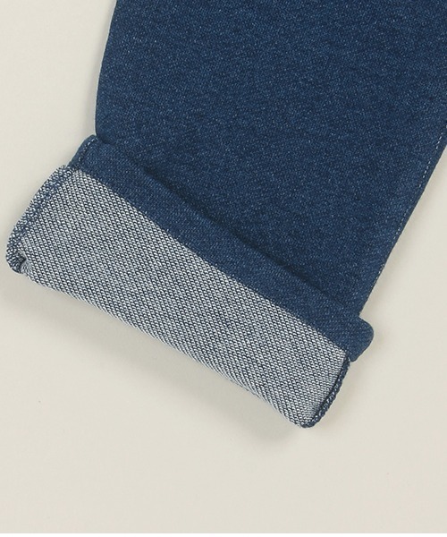 sense of wonder（センスオブワンダー）の「ハンドシシュウニットデニムパンツ（デニムパンツ・キッズ・ネイビー・100cm/90cm/110cm/120cm/130cm/80ｃｍ）」の3枚目の写真