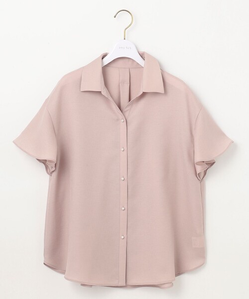 ANY SIS(エニィスィス)の「【速乾・接触冷感】スムージーポリエステル シャツ ブラウス(シャツ/ブラウス・レディース・グレー系/ネイビー系9/ピンク系/スカイブルー系/パイングリーン系・2)」の12枚目の写真