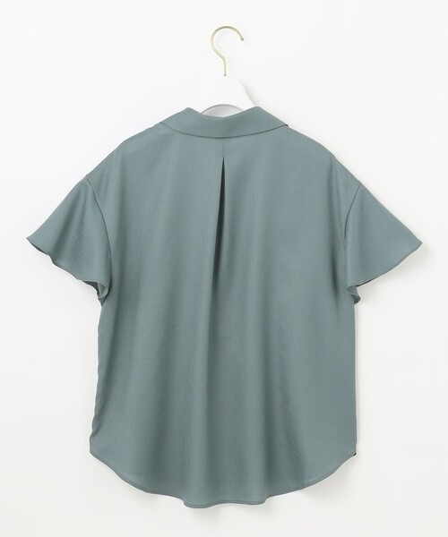 ANY SIS(エニィスィス)の「【速乾・接触冷感】スムージーポリエステル シャツ ブラウス(シャツ/ブラウス・レディース・グレー系/ネイビー系9/ピンク系/スカイブルー系/パイングリーン系・2)」の14枚目の写真