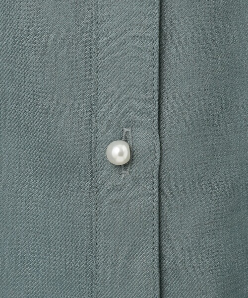 ANY SIS(エニィスィス)の「【速乾・接触冷感】スムージーポリエステル シャツ ブラウス(シャツ/ブラウス・レディース・グレー系/ネイビー系9/ピンク系/スカイブルー系/パイングリーン系・2)」の18枚目の写真