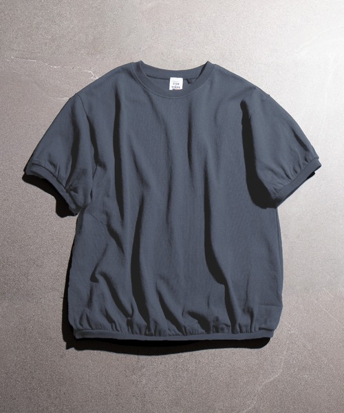 STAR&STRIPE（スターアンドストライプ）の「【STAR&STRIPE】ベーシックリブTシャツ BASIC RIB TEE コットン100％（Tシャツ/カットソー・レディース・ブラック/ホワイト/イエロー/オレンジ/ブルー/グリーン/ベージュ/チャコールグレー/アッシュグレー/ネイビー/ブラウン/ピンク・M/XL/L）」の8枚目の写真
