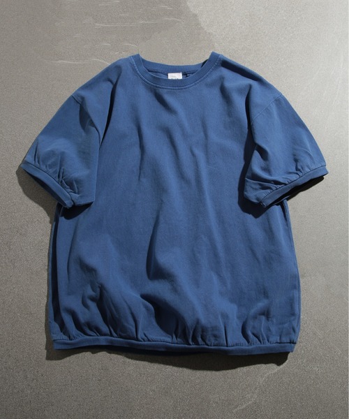 STAR&STRIPE（スターアンドストライプ）の「【STAR&STRIPE】ベーシックリブTシャツ BASIC RIB TEE コットン100％（Tシャツ/カットソー・レディース・ブラック/ホワイト/イエロー/オレンジ/ブルー/グリーン/ベージュ/チャコールグレー/アッシュグレー/ネイビー/ブラウン/ピンク・M/XL/L）」の9枚目の写真