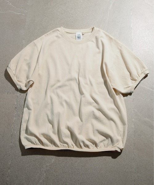 STAR&STRIPE（スターアンドストライプ）の「【STAR&STRIPE】ベーシックリブTシャツ BASIC RIB TEE コットン100％（Tシャツ/カットソー・レディース・ブラック/ホワイト/イエロー/オレンジ/ブルー/グリーン/ベージュ/チャコールグレー/アッシュグレー/ネイビー/ブラウン/ピンク・M/XL/L）」の4枚目の写真