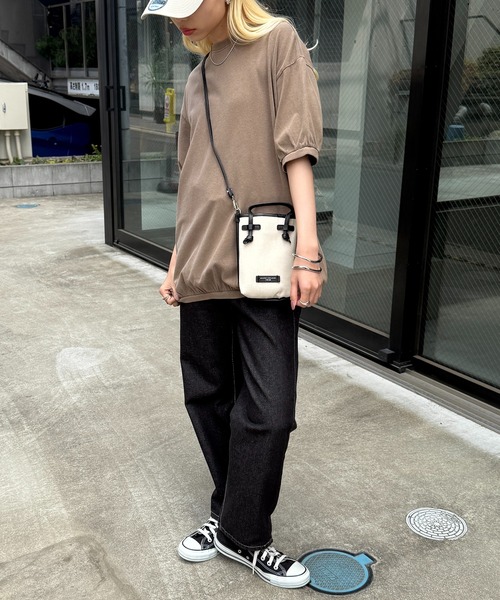 STAR&STRIPE（スターアンドストライプ）の「【STAR&STRIPE】ベーシックリブTシャツ BASIC RIB TEE コットン100％（Tシャツ/カットソー・レディース・ブラック/ホワイト/イエロー/オレンジ/ブルー/グリーン/ベージュ/チャコールグレー/アッシュグレー/ネイビー/ブラウン/ピンク・M/XL/L）」の21枚目の写真