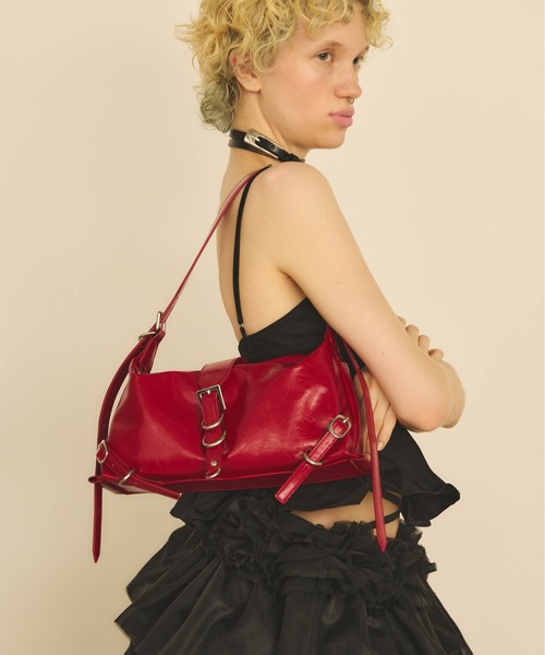 セール】'Le reve' Boucle patent small bag / パテントレザー