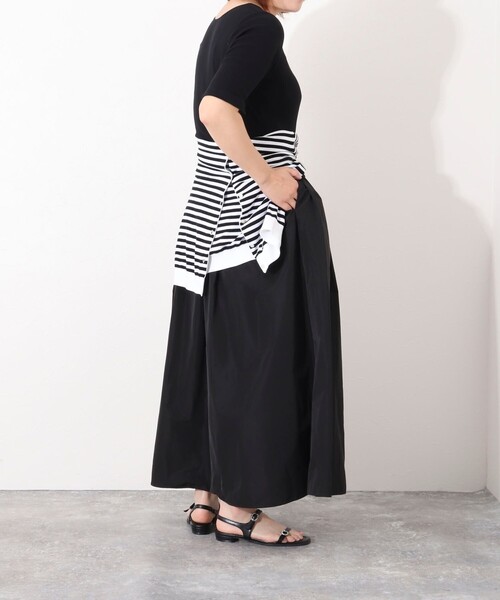 NOLLEY’S（ノーリーズ）の「キラバックルストライプサンダル（サンダル・レディース・ブラック・24.5/24/23.5/23/22.5）」の14枚目の写真