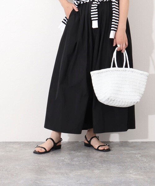 NOLLEY’S（ノーリーズ）の「キラバックルストライプサンダル（サンダル・レディース・ブラック・24.5/24/23.5/23/22.5）」の16枚目の写真