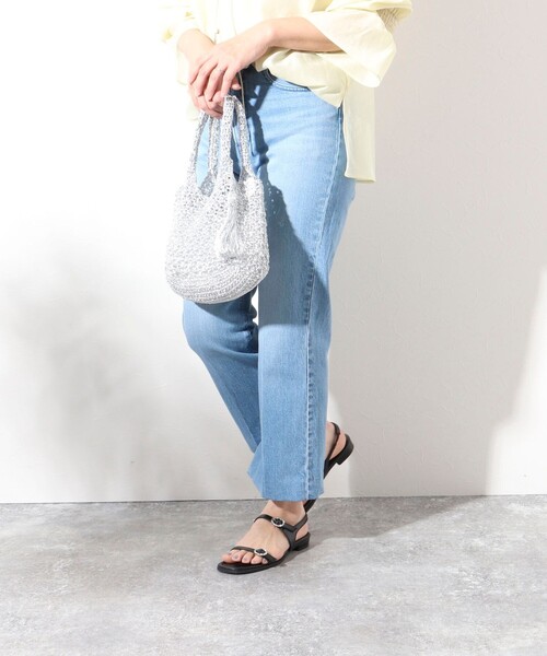 NOLLEY’S（ノーリーズ）の「キラバックルストライプサンダル（サンダル・レディース・ブラック・24.5/24/23.5/23/22.5）」の18枚目の写真