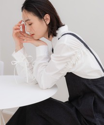 LAKOLE | 袖シャーリングシャツ / 106407(シャツ/ブラウス)