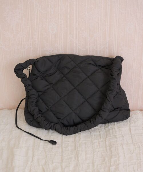 ems excite（エムズエキサイト）の「【WEB限定】キルトドロストBAG（ショルダーバッグ・レディース・ピンク/ナチュラル/ベージュ/ブラック/ブルー・ONE SIZE）」の14枚目の写真