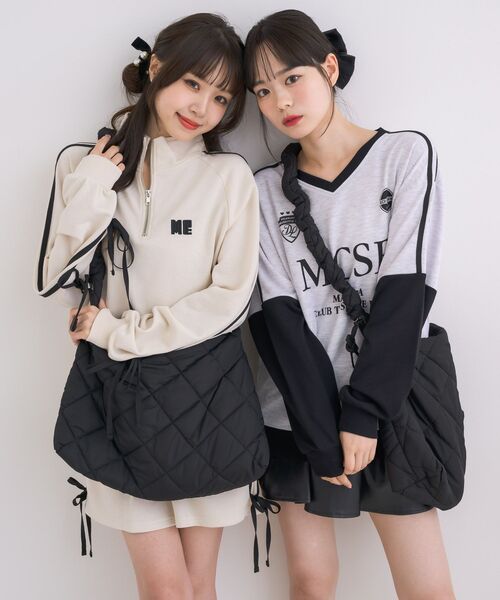 ems excite（エムズエキサイト）の「【WEB限定】キルトドロストBAG（ショルダーバッグ・レディース・ピンク/ナチュラル/ベージュ/ブラック/ブルー・ONE SIZE）」の16枚目の写真