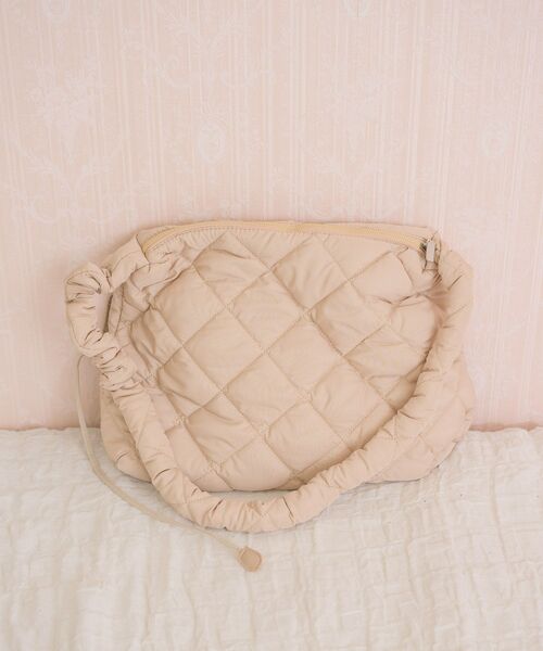 ems excite（エムズエキサイト）の「【WEB限定】キルトドロストBAG（ショルダーバッグ・レディース・ピンク/ナチュラル/ベージュ/ブラック/ブルー・ONE SIZE）」の22枚目の写真