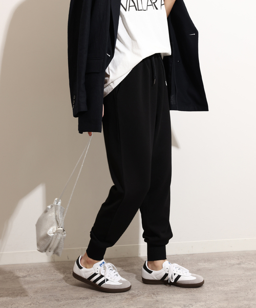 JOURNAL STANDARD relume（ジャーナルスタンダード　レリューム）の「《WEB限定追加》ジャージージョーゼットジョガーパンツ（その他パンツ・レディース・グレー/ブラック・FREE）」の8枚目の写真