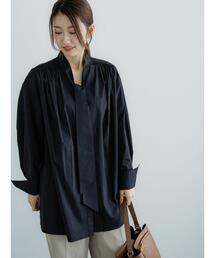 Te chichi | ボウタイVネックブラウス(シャツ/ブラウス)