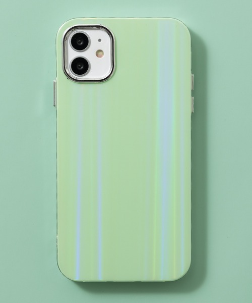 セール】iPhoneスマホケース カバー オーロラ シンプル【iphone11/12