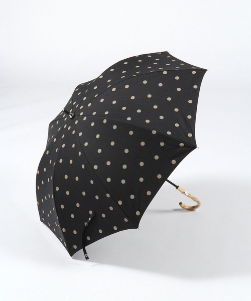 GLOBAL WORK（グローバルワーク）の「バンブー晴雨長傘/985540（長傘・レディース・ブラック系/ブラック/サックスブルー/アイボリー/アイボリー系5/ブルー/グレー/ブラック系2/アイボリー系7/チェック・ONE SIZE）」の3枚目の写真