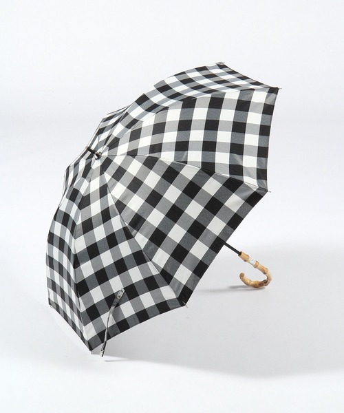 GLOBAL WORK（グローバルワーク）の「バンブー晴雨長傘/985540（長傘・レディース・ブラック系/ブラック/サックスブルー/アイボリー/アイボリー系5/ブルー/グレー/ブラック系2/アイボリー系7/チェック・ONE SIZE）」の10枚目の写真