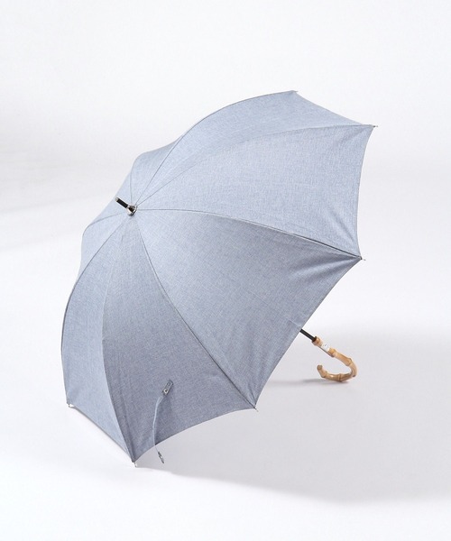 GLOBAL WORK（グローバルワーク）の「バンブー晴雨長傘/985540（長傘・レディース・ブラック系/ブラック/サックスブルー/アイボリー/アイボリー系5/ブルー/グレー/ブラック系2/アイボリー系7/チェック・ONE SIZE）」の8枚目の写真