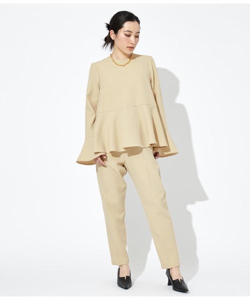 Settimissimo（セッティミッシモ）の「フレアデザイン プルオーバー（シャツ/ブラウス・レディース・ブラック/ベージュ・FREE）」の6枚目の写真