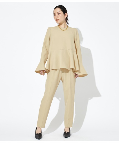 Settimissimo（セッティミッシモ）の「フレアデザイン プルオーバー（シャツ/ブラウス・レディース・ブラック/ベージュ・FREE）」の7枚目の写真