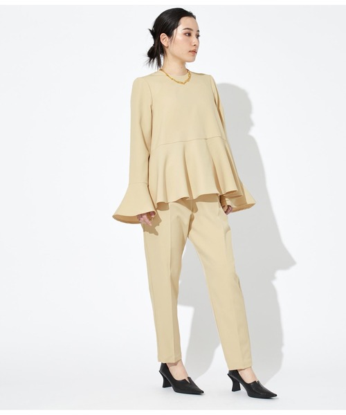 Settimissimo（セッティミッシモ）の「フレアデザイン プルオーバー（シャツ/ブラウス・レディース・ブラック/ベージュ・FREE）」の8枚目の写真