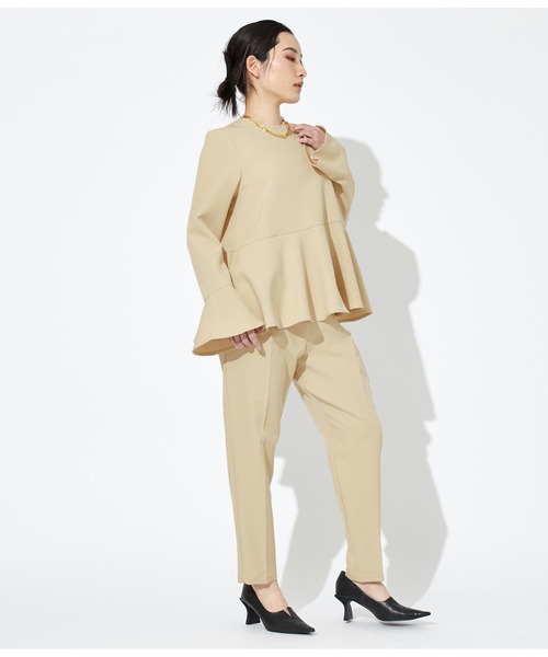 Settimissimo（セッティミッシモ）の「フレアデザイン プルオーバー（シャツ/ブラウス・レディース・ブラック/ベージュ・FREE）」の9枚目の写真