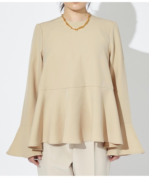 Settimissimo（セッティミッシモ）の「フレアデザイン プルオーバー（シャツ/ブラウス・レディース・ブラック/ベージュ・FREE）」の15枚目の写真