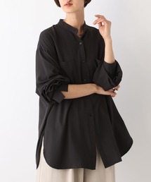 LEPSIM | バンドカラーシャツ 108025(シャツ/ブラウス)