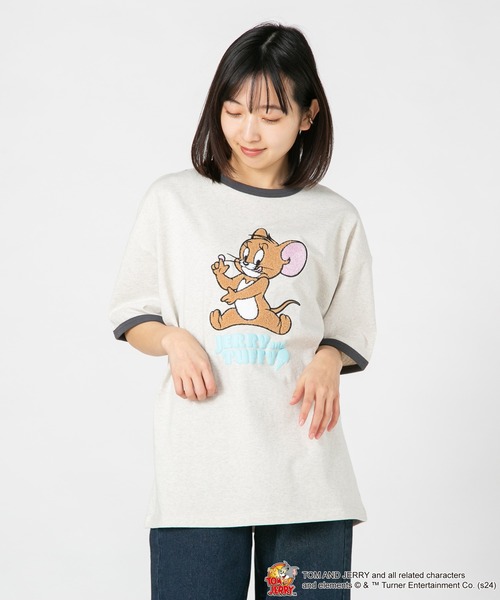 LB/S （エルビーエス）の「【TOM AND JERRY/トムとジェリー】オリジナルデザインTシャツ ジェリー　タフィー　ドロップショルダー ビッグシルエット　ユニセックス（Tシャツ/カットソー・メンズ・ホワイト系その他/ベージュ系その他/グリーン系その他/ホワイト系その他2/ブルー系その他2/ベージュ系その他2・SMALL/X-LARGE/MEDIUM/LARGE）」の21枚目の写真