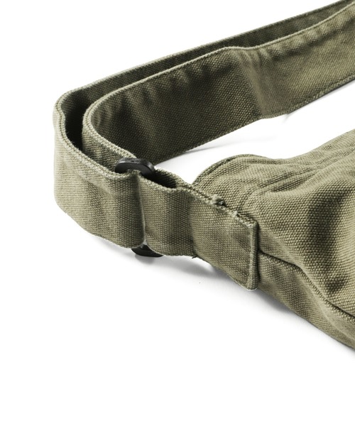 meltum(メルタム)の「CANVAS SHOULDER BAG(メッセンジャーバッグ・メンズ・ブラック/オリーブ/カーキ/ナチュラル/ブラウン・FREE)」の9枚目の写真
