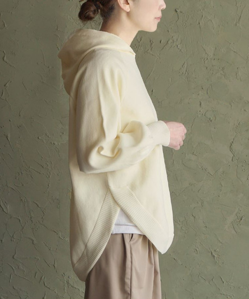 ダンボールニット ラウンドヘムパーカー（Tシャツ/カットソー）｜e-zakkamania stores（イーザッカマニアストアーズ）