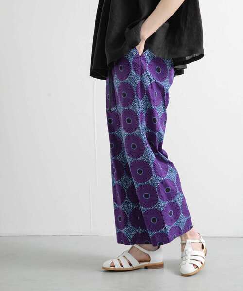 LE GLAZIK（ルグラジック）の「Le GLAZIK　BTK DRAWSTRING PANTS（その他パンツ・レディース・パープル系その他/ブルー系その他・36）」の2枚目の写真